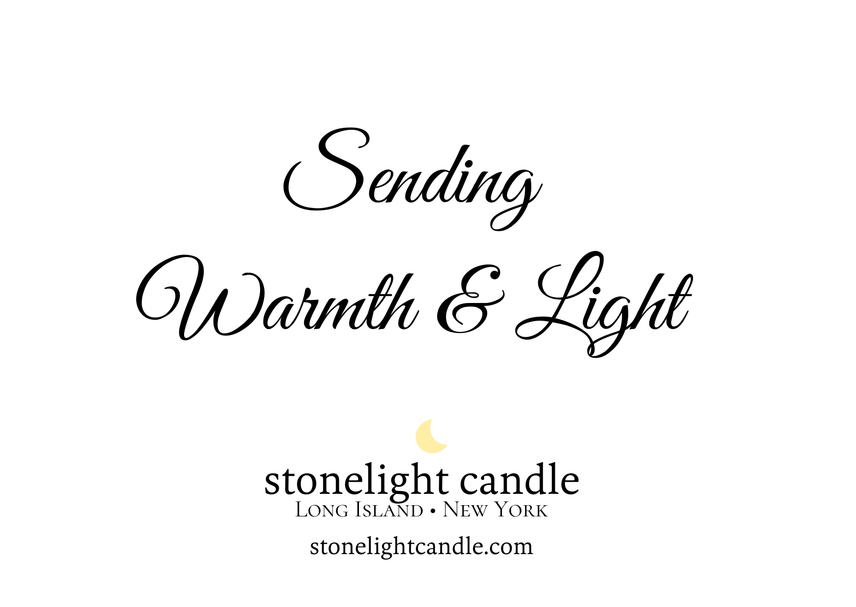 candle light gift card